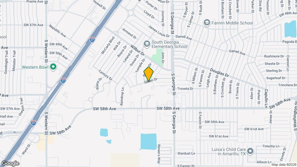 2905 Salem Dr Map and Location Details