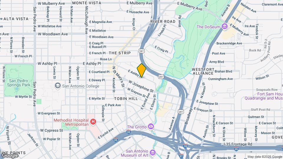 810 E Ashby Pl Map and Location Details