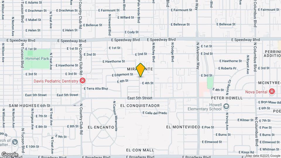 716-730 N Palo Verde Map and Location Details