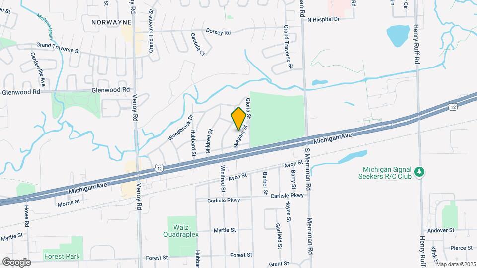 3200 Niagara St Map and Location Details