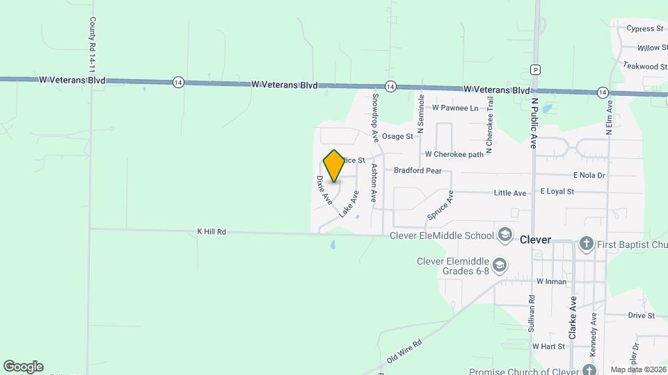203 N Christopher Ln Map and Location Details