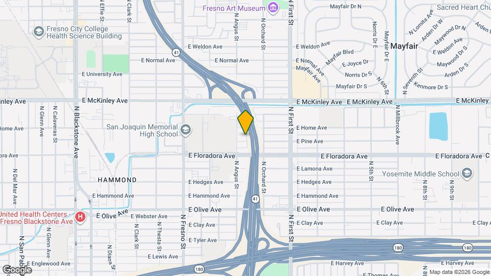 2927 E Pine Ave Map and Location Details