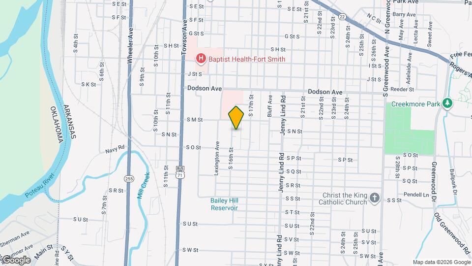 1425 S 16th St Map and Location Details