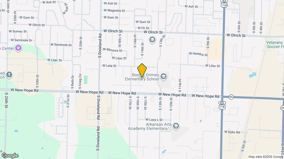 1320 W Linden St Map and Location Details