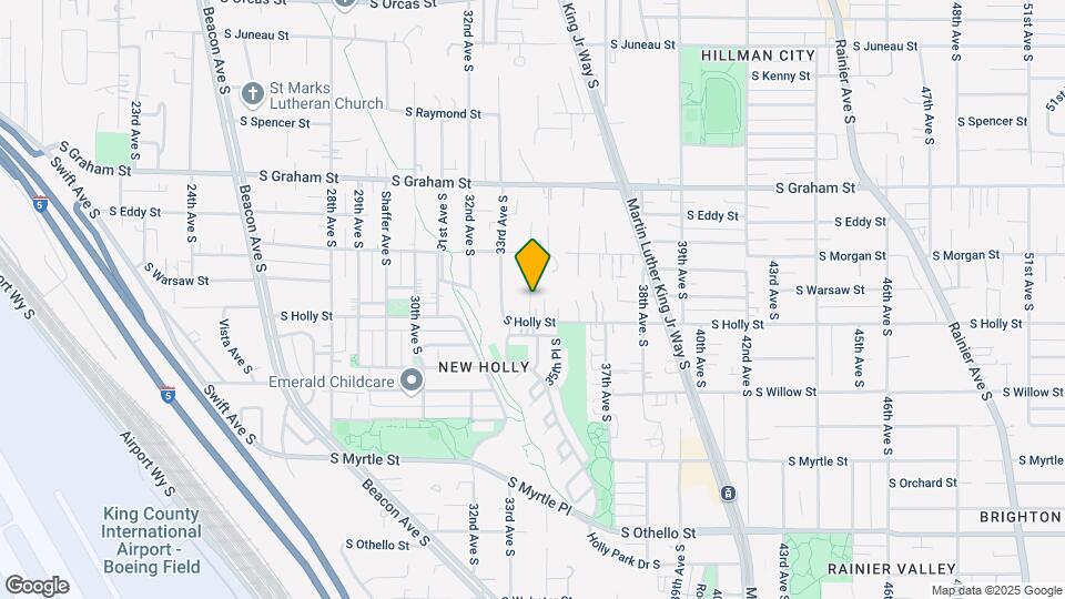 3330 S Holly St Map and Location Details