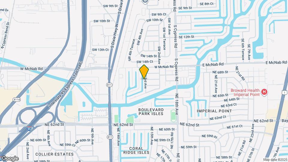 1701 SW 3rd Ave Map and Location Details