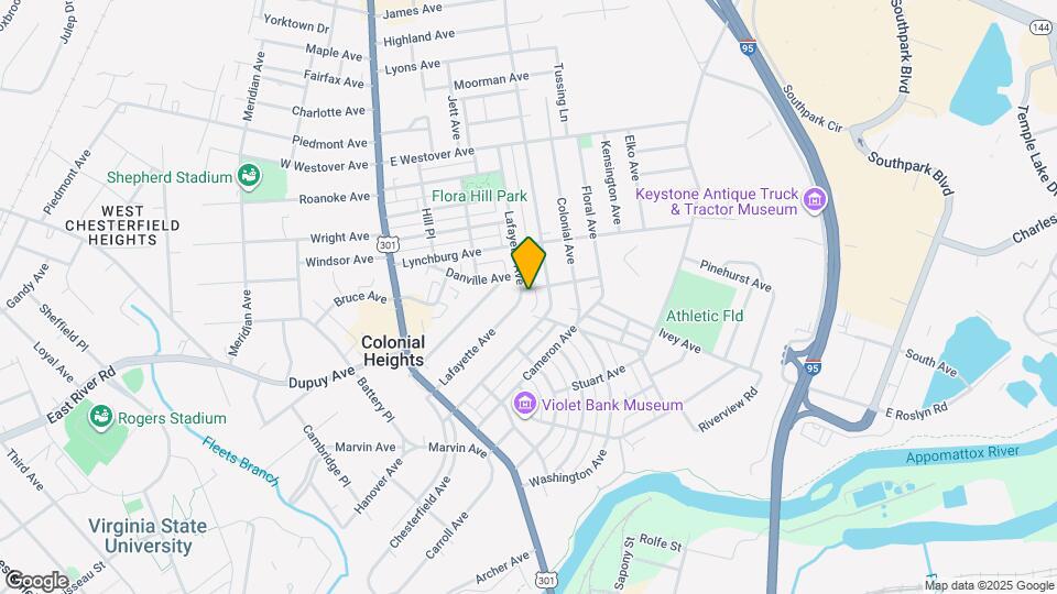 411 Lafayette Ave Map and Location Details