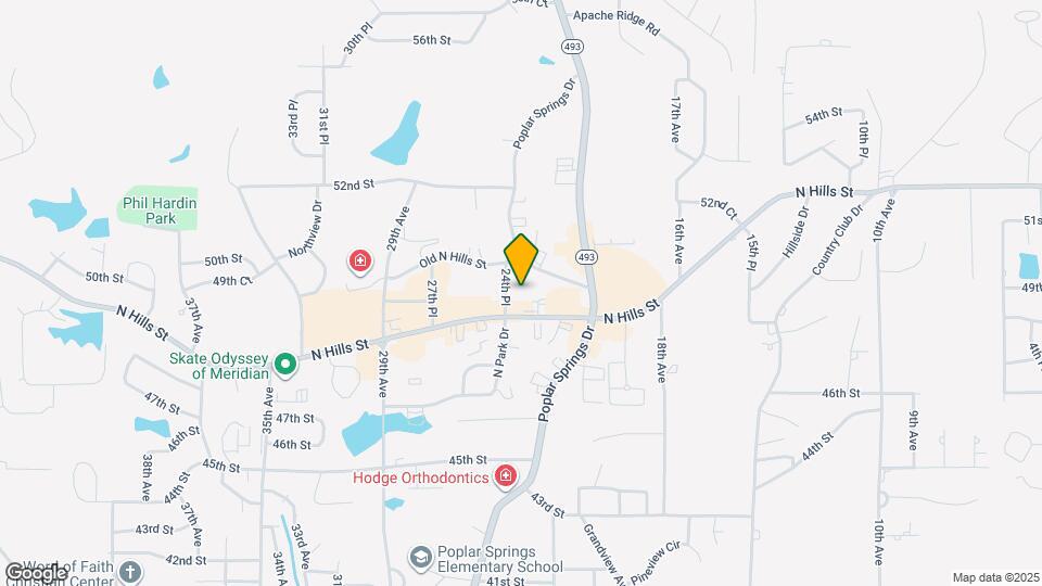 2307 Old N Hills St Map and Location Details