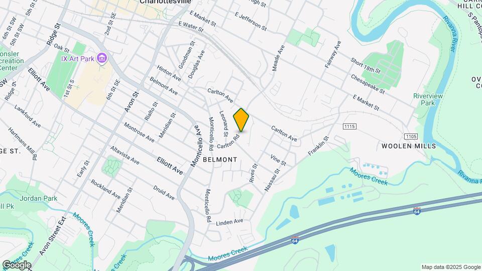 316 Carlton Rd Map and Location Details