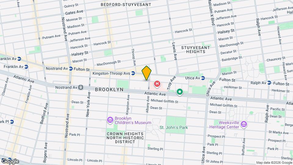 444 Herkimer St Mapa y Detalles de la Ubicación