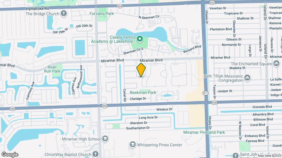 2762 SW 85th Ave Map and Location Details