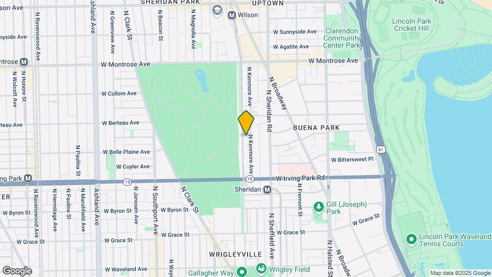 4124 N Kenmore Ave Map and Location Details