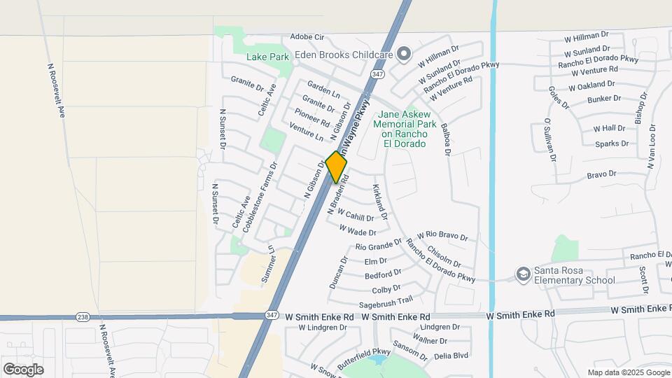 21928 N Braden Rd Map and Location Details