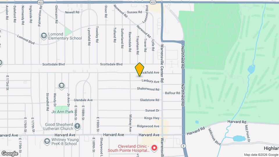 19901 Lanbury Ave Map and Location Details