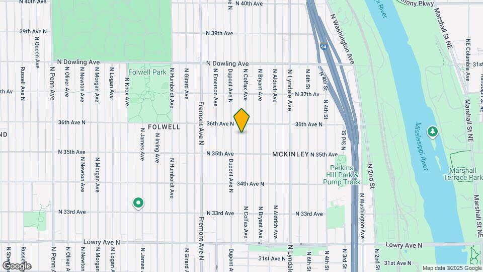 3531 N Colfax Ave Map and Location Details