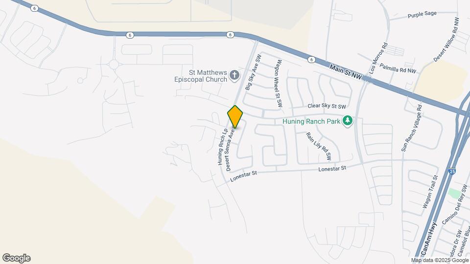 750 Desert Senna Ave SW Map and Location Details