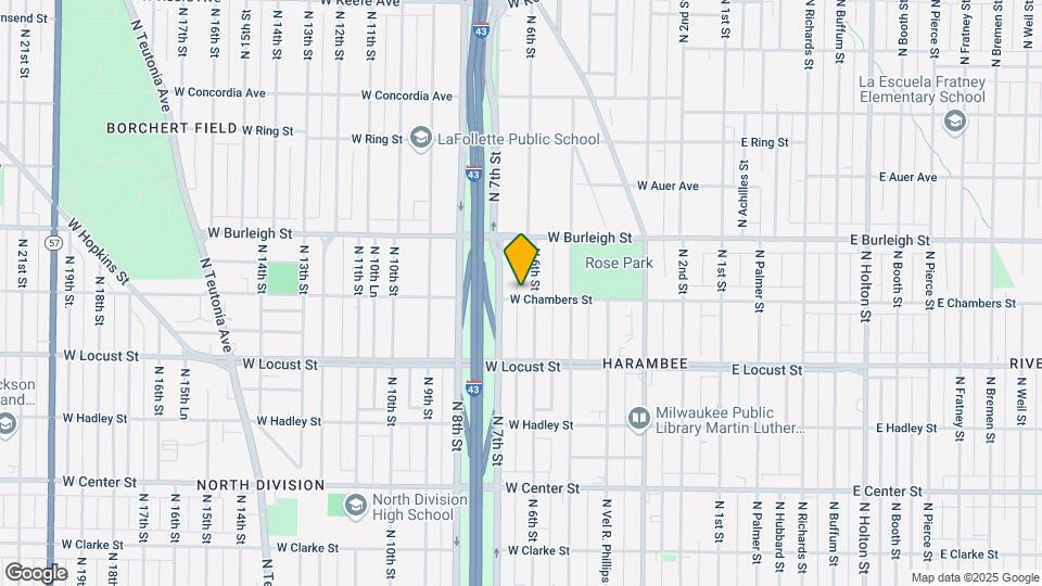 616 W Chambers St Map and Location Details