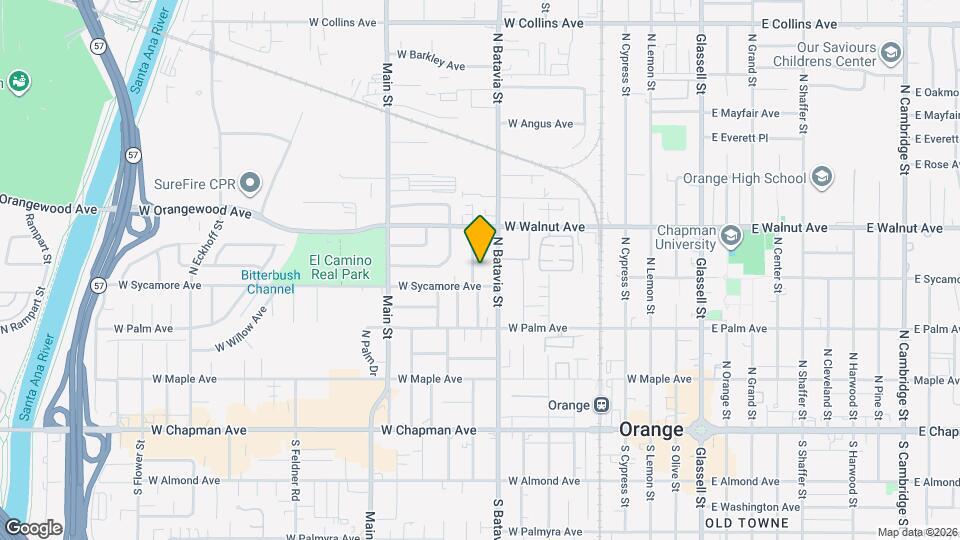 417 N Citrus St Map and Location Details