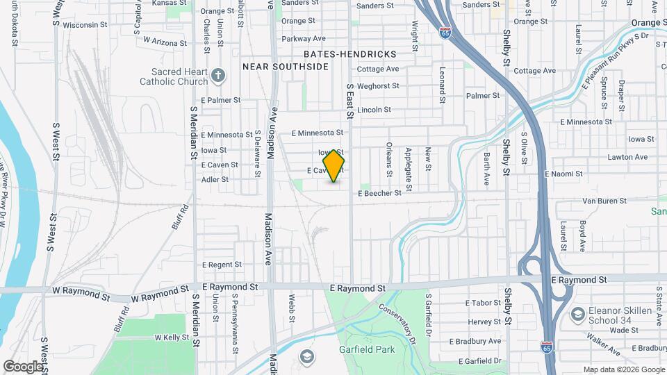 408 E Beecher St Mapa y Detalles de la Ubicación