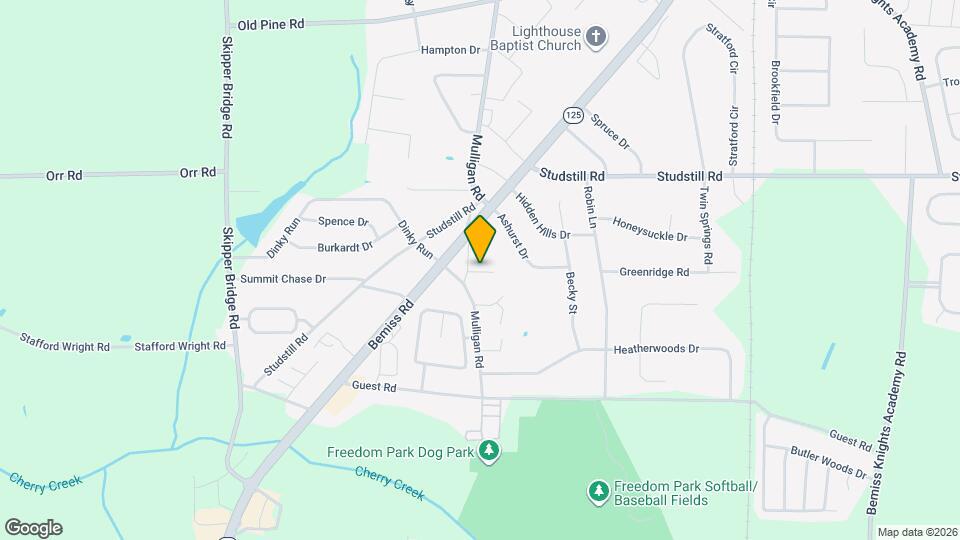3703 Mulligan Rd Cir Map and Location Details