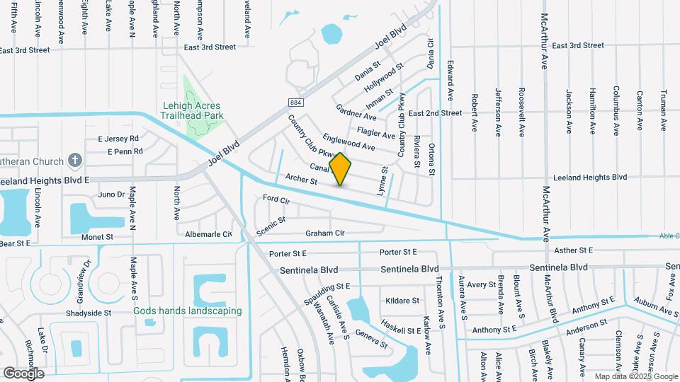 1434 Archer St Map and Location Details