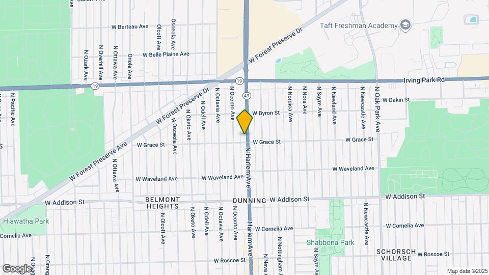 3804 North Harlem Avenue, Unit #2 Map and Location Details