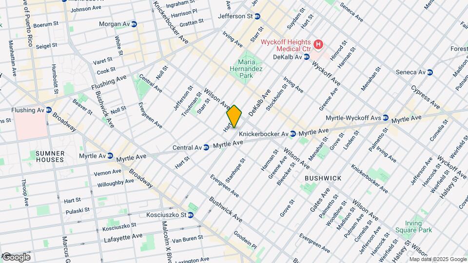 1351 DeKalb Ave Mapa y Detalles de la Ubicación