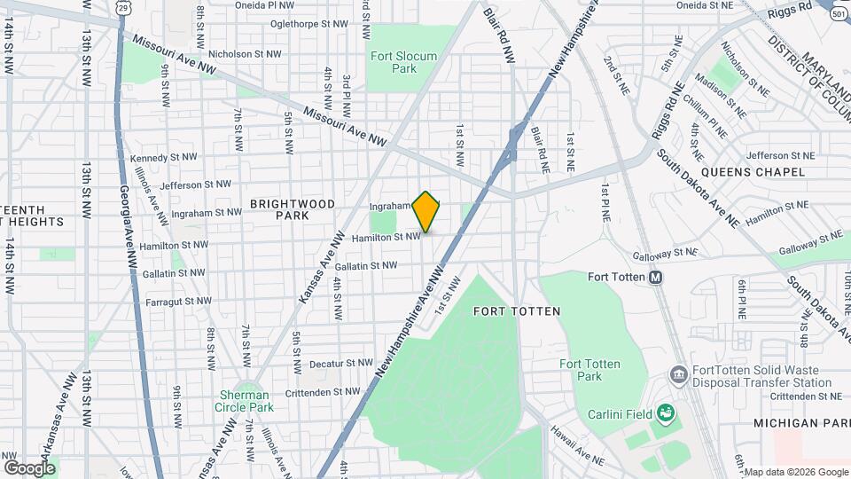 5131 2nd Street NW Map and Location Details