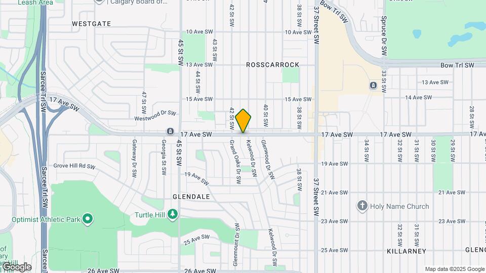 4125-4117 17 Ave SW Map and Location Details