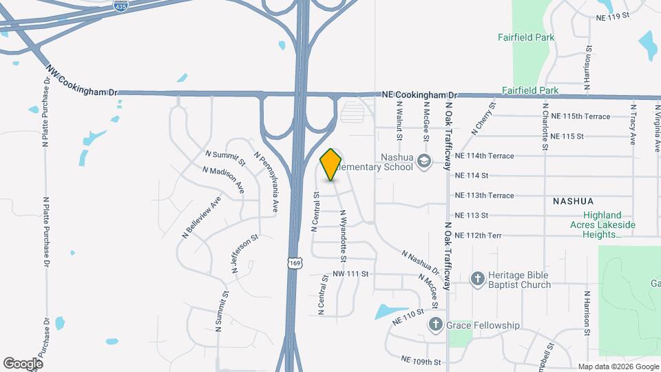 11328 N Wyandotte St Mapa y Detalles de la Ubicación