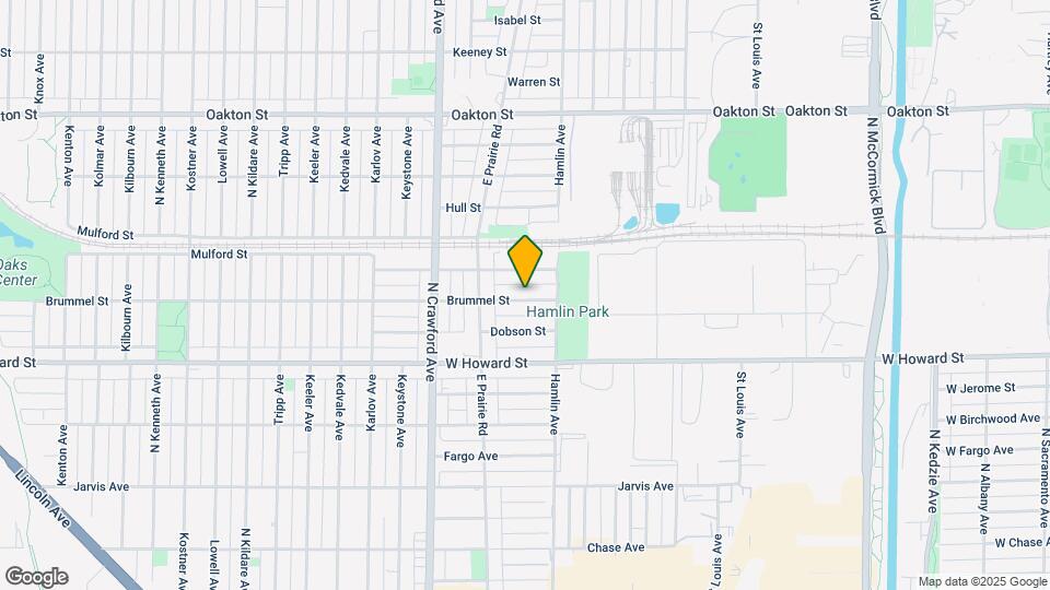 3836 Brummel St Map and Location Details