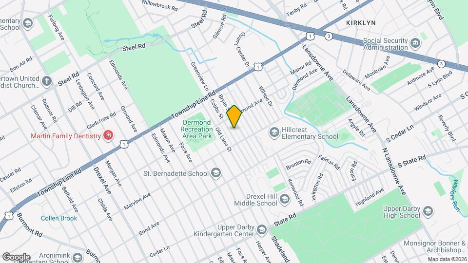 1121 Cobbs St Map and Location Details