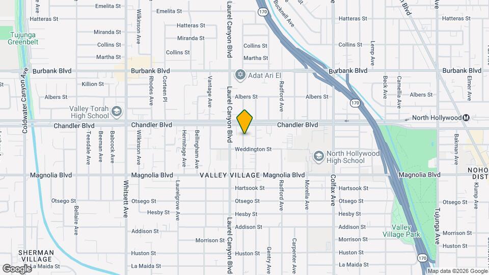 5330 Agnes Ave Mapa y Detalles de la Ubicación