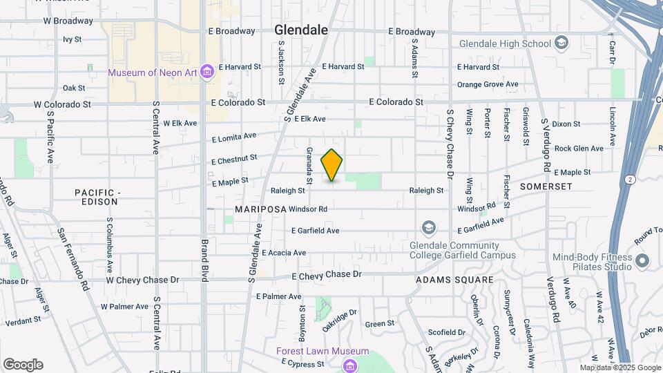 631 Raleigh St Map and Location Details