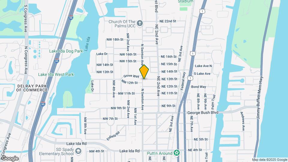 1275 N Swinton Ave Map and Location Details