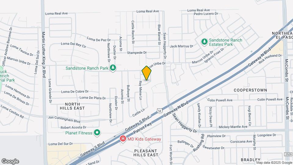 5021 Silver Cholla Dr Map and Location Details