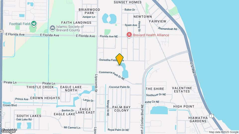 Westshore Palm Bay Mapa y Detalles de la Ubicación