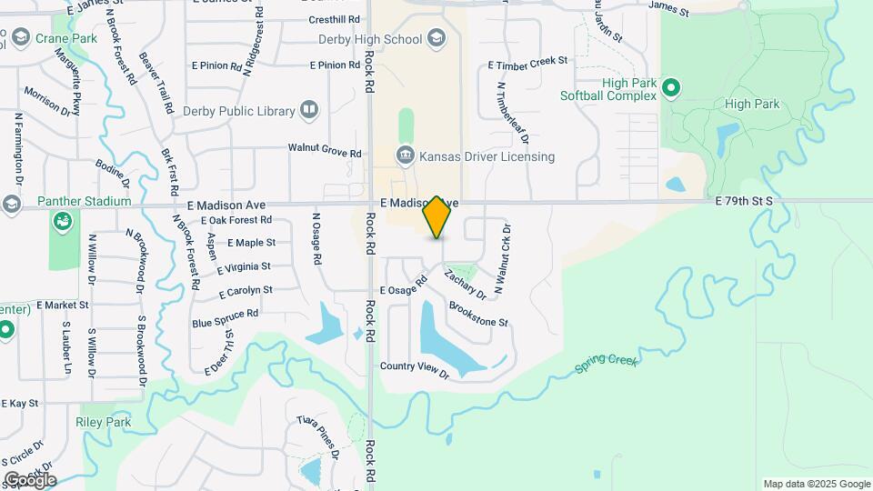 313 N Zachary Dr Map and Location Details