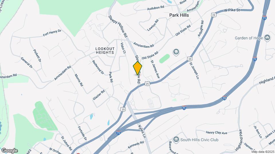 1307 Sleepy Hollow Rd Mapa y Detalles de la Ubicación