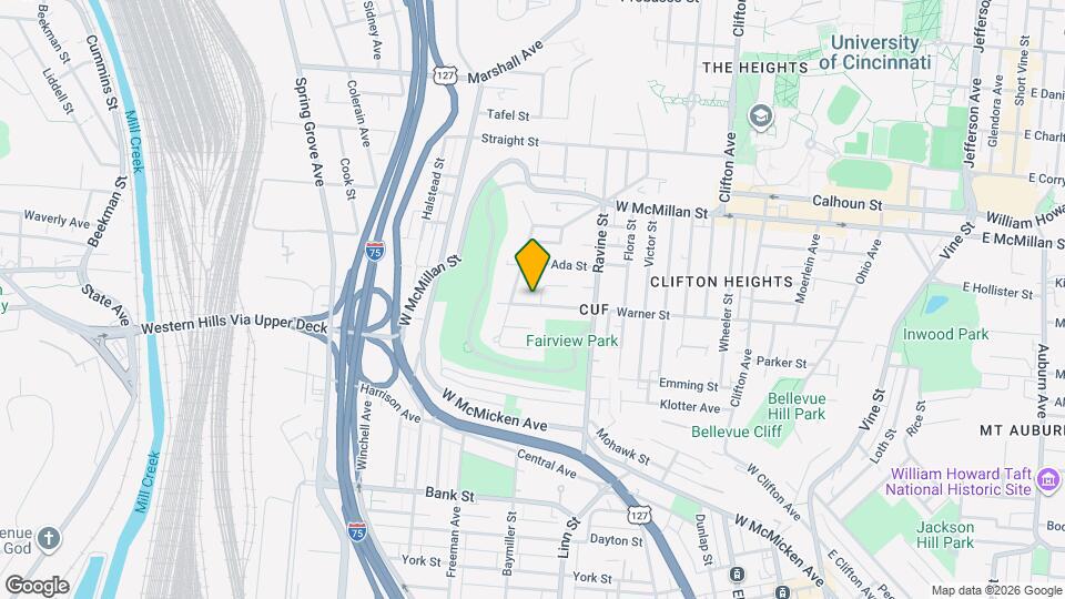 454 Warner St Mapa y Detalles de la Ubicación