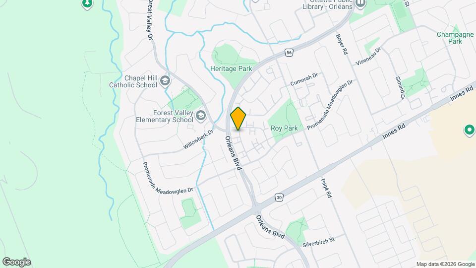 1880 Summerfields Crescent Map and Location Details