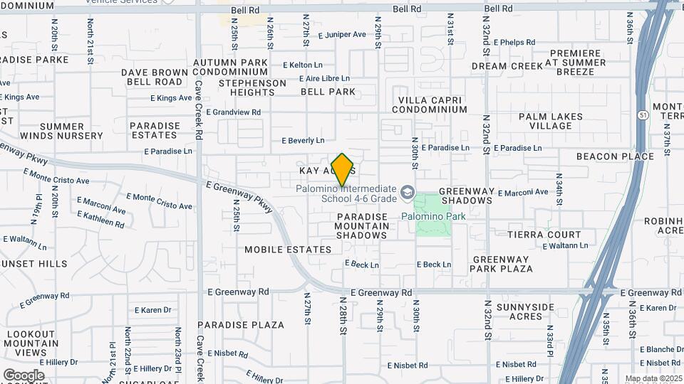 2746 E Marconi Ave Map and Location Details