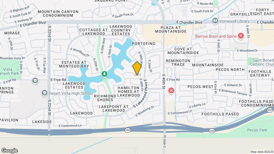 3822 E Wildwood Dr Map and Location Details