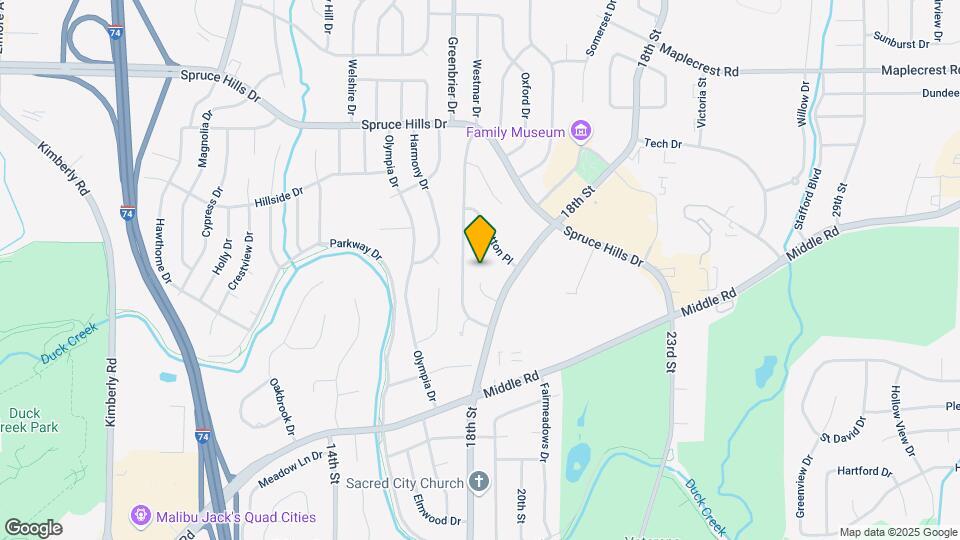 2450 Shaker Ct, Unit #1 Map and Location Details