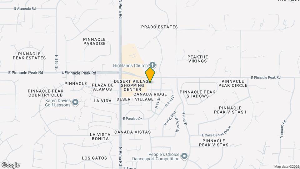 9045 E Casitas Del Rio Dr Mapa y Detalles de la Ubicación