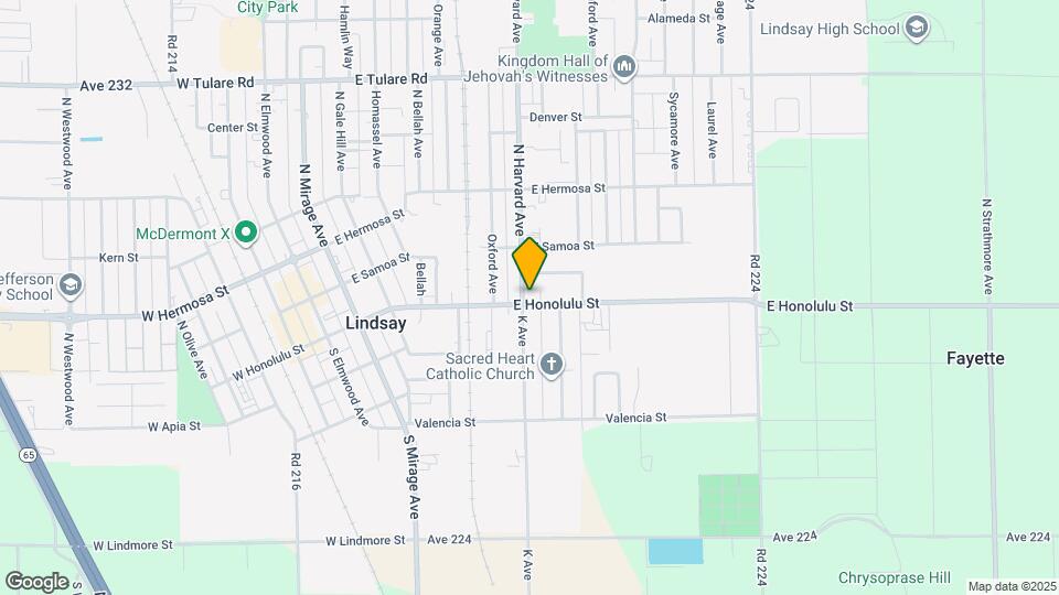 106 N Harvard Ave Map and Location Details