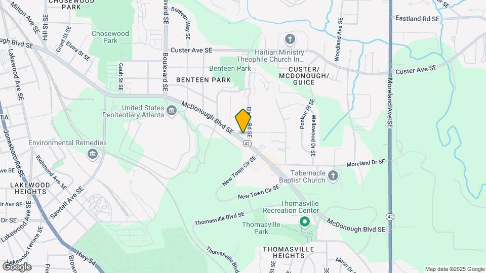 758 McDonough Blvd SE Map and Location Details
