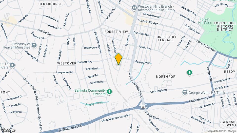 606 W 49th St Map and Location Details