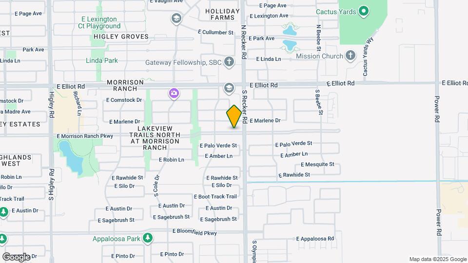 3960 E Morrison Ranch Pkwy Map and Location Details