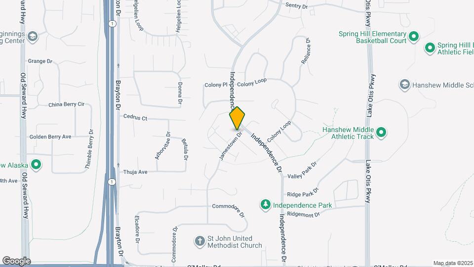 10212 Jamestown Dr Map and Location Details